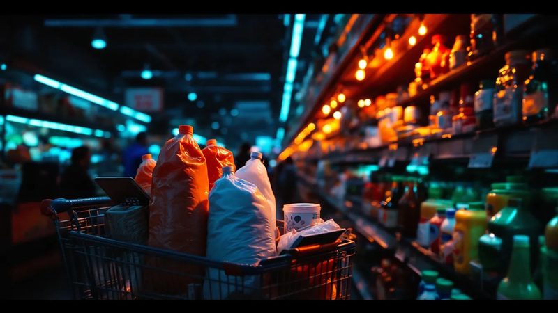 Vergleich Großpackung kleine Packung im Supermarkt - Bulk Tip