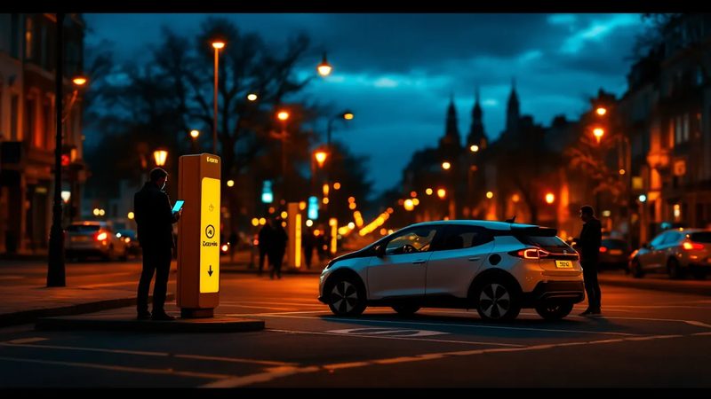 Carsharing-Auto in der Stadt - Carsharing Tip