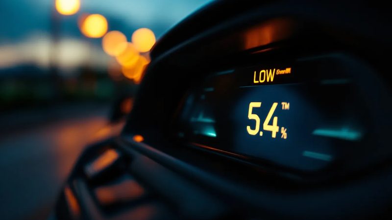 Auto-Bordcomputer mit Verbrauchsanzeige - Eco-Driving Tip